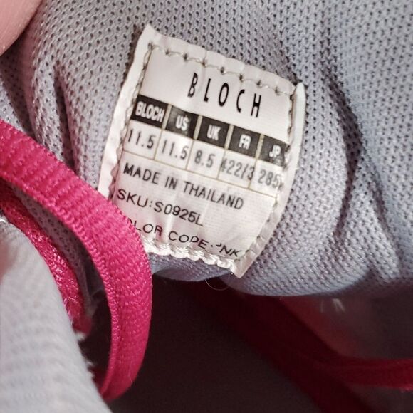 Bloch Women's Element‎ Athletic Shoe  Size 11.5  11½ Pink Grey - Picture 11 of 12